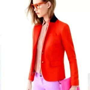 J Crew Schoolboy blazer red, size 2